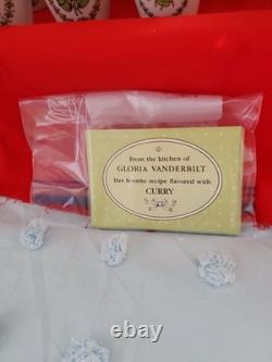 Franklin Mint 1985 Gloria Concepts Inc Porcelain Spice Jars