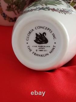 Franklin Mint 1985 Gloria Concepts Inc Porcelain Spice Jars