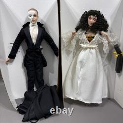 Franklin Mint 1986 PHANTOM OF THE OPERA Heirloom PORCELAIN DOLLS a1730 & Box