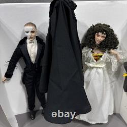 Franklin Mint 1986 PHANTOM OF THE OPERA Heirloom PORCELAIN DOLLS a1730 & Box