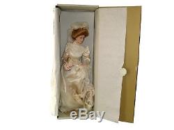 Franklin Mint 1988 Gibson Girl Victorian Bride Doll 22 Tall In porcelain