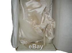 Franklin Mint 1988 Gibson Girl Victorian Bride Doll 22 Tall In porcelain