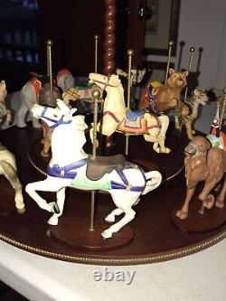 Franklin Mint 1988 TREASURY OF CAROUSEL ART By William Manns Complete Set