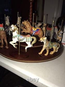 Franklin Mint 1988 TREASURY OF CAROUSEL ART By William Manns Complete Set