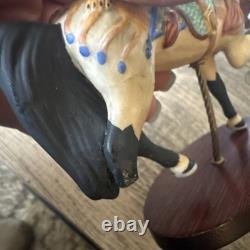 Franklin Mint 1988 Treasury of Carousel Art Menagerie Display 12 Animals 16.5
