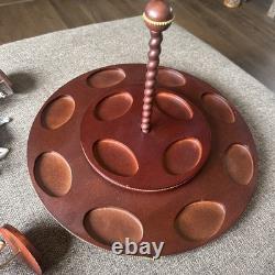 Franklin Mint 1988 Treasury of Carousel Art Menagerie Display 12 Animals 16.5