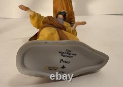 Franklin Mint 1989 Last Supper Jesus & 5 Apostles Porcelain Figurines