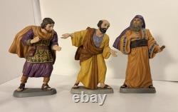Franklin Mint 1989 Last Supper Jesus & 5 Apostles Porcelain Figurines