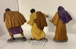 Franklin Mint 1989 Last Supper Jesus & 5 Apostles Porcelain Figurines