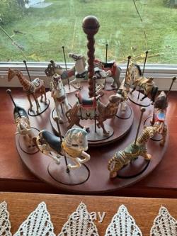 Franklin Mint 1989 Treasures of Carousel Art