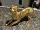 Franklin Mint 1991 The Treasured Cat of Cleopatra 24k Gold Paint. Pre-owned