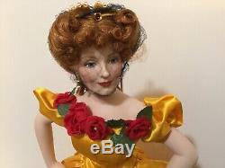 Franklin Mint 20 Belle Watling Porcelain Doll / Gone With The Wind (#BS-L)