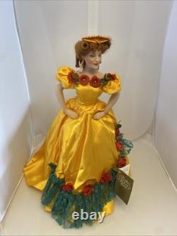 Franklin Mint 20 Porcelain Doll Gone With The Wind Belle Watling The Madame