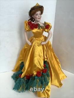 Franklin Mint 20 Porcelain Doll Gone With The Wind Belle Watling The Madame