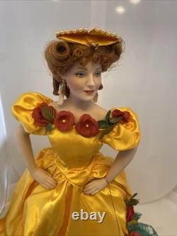 Franklin Mint 20 Porcelain Doll Gone With The Wind Belle Watling The Madame