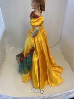 Franklin Mint 20 Porcelain Doll Gone With The Wind Belle Watling The Madame