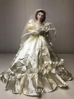 Franklin Mint 22 Porcelain Bride Scarlett OHara Gone With The Wind Doll