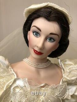 Franklin Mint 22 Porcelain Bride Scarlett OHara Gone With The Wind Doll