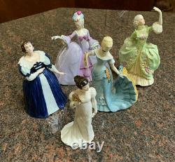 Franklin Mint 5pc Collection of Belles of the Ball