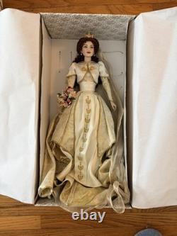 Franklin Mint Aleksandra The Faberge Winter Bride Porcelain Doll