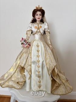 Franklin Mint Aleksandra The Faberge Winter Bride Porcelain Doll