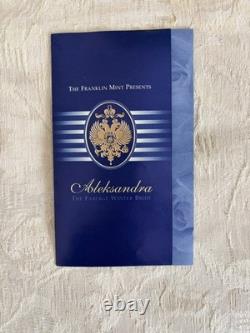 Franklin Mint Aleksandra The Faberge Winter Bride Porcelain Doll