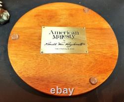 Franklin Mint American Majesty Bald Eagle Porcelain Figurine Ruyckevelt 1987