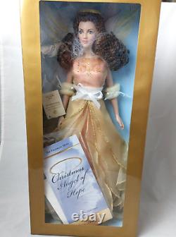 Franklin Mint Annual Christmas Angel of Hope 2010 Wings Harp COA NEW boxed