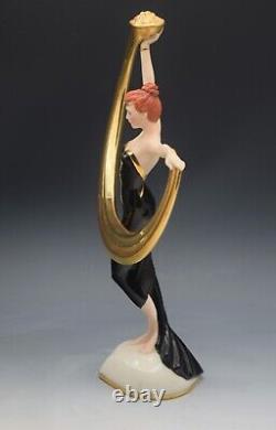 Franklin Mint Art Deco Erte Promise Of Gold 12 Female Sculpture Rare