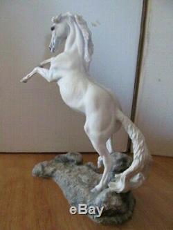 Franklin Mint Artist Pamela du Boulay Porcelain Horse Silver