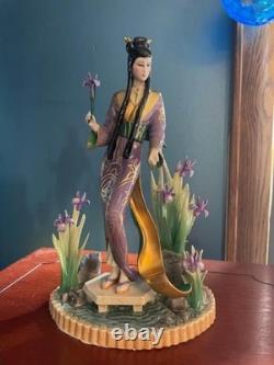 Franklin Mint Ayame Princess Of The Iris Blossoms Manabu Saito Japanese Figurine