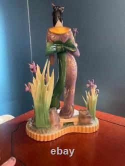 Franklin Mint Ayame Princess Of The Iris Blossoms Manabu Saito Japanese Figurine