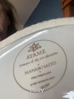 Franklin Mint Ayame Princess Of The Iris Blossoms Manabu Saito Japanese Figurine