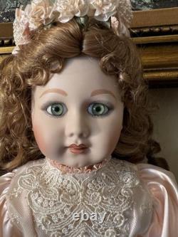 Franklin Mint BeBe Thuillier Antique Reproduction 22 Porcelain Doll NIB