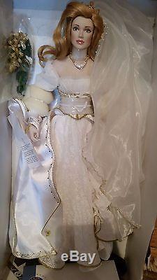 Franklin Mint Beautiful Colleen The Irish Bride New Porcelain Doll Limited Rare