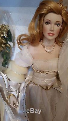 Franklin Mint Beautiful Colleen The Irish Bride New Porcelain Doll Limited Rare