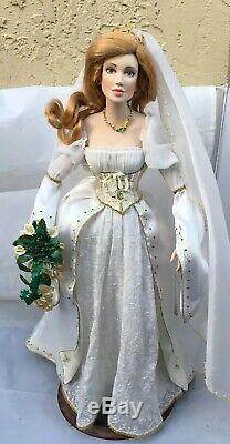 Franklin Mint Beautiful Colleen The Irish Bride Porcelain Doll Limited Rare
