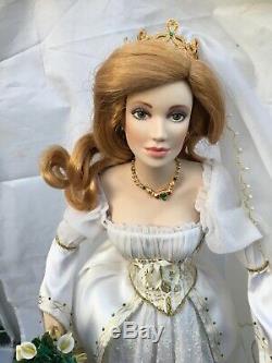 Franklin Mint Beautiful Colleen The Irish Bride Porcelain Doll Limited Rare