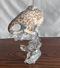 Franklin Mint Big Cats Of The World. Siberian White Tiger And The Snow Leopard