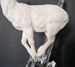 Franklin Mint Bighorn Sheep Ram on Crystal Mountain Figurine