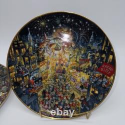 Franklin Mint Bill Bell Limited Edition Fine Porcelain Cat Plate Set Of 12