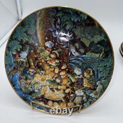 Franklin Mint Bill Bell Limited Edition Fine Porcelain Cat Plate Set Of 12