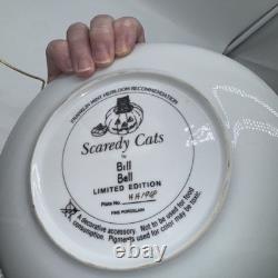 Franklin Mint Bill Bell Limited Edition Fine Porcelain Cat Plate Set Of 12