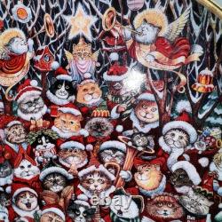 Franklin Mint Bill Bell Limited Edition Fine Porcelain Cat Plate Set Of 12
