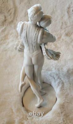 Franklin Mint Bisque Porcelain Ballet Sculpture Swan Lake 9.5 In. Ltd. Ed. U2539