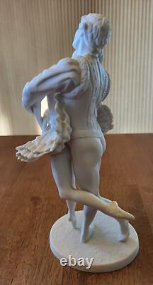 Franklin Mint Bisque Porcelain Ballet Sculpture Swan Lake 9.5 In. Ltd. Ed. U2539