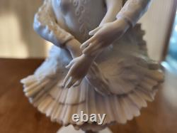 Franklin Mint Bisque Porcelain Ballet Sculpture Swan Lake 9.5 In. Ltd. Ed. U2539