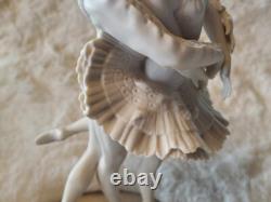 Franklin Mint Bisque Porcelain Ballet Sculpture Swan Lake 9.5 In. Ltd. Ed. U2539