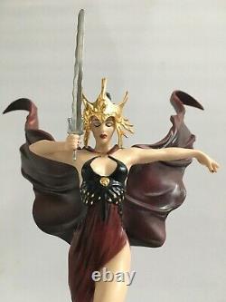 Franklin Mint Brom Angel Of Darkness Sculpture New