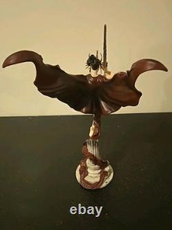 Franklin Mint Brom Angel Of Darkness Sculpture New